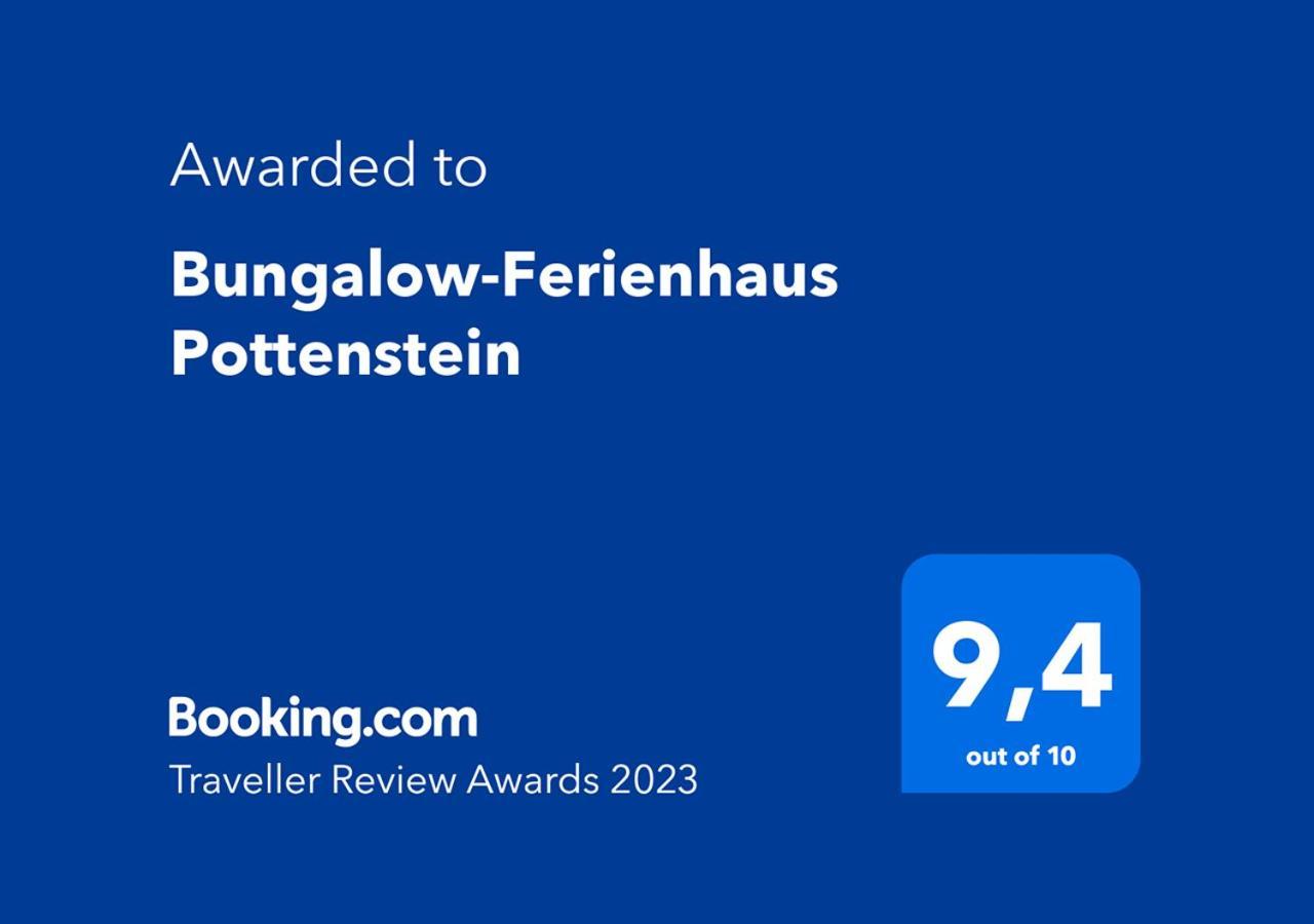 Bungalow-Ferienhaus Pottenstein Exterior foto